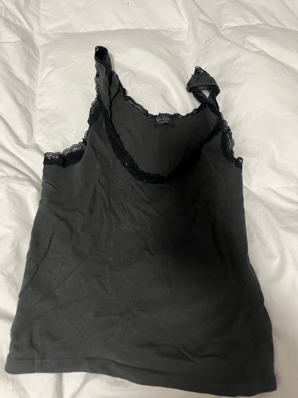 Brandy Melville Black Lace Trim Camisole